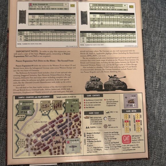 Panzer: Game Expansion Set, Nr 3 – Drive to the Rhine: The Second Front 1944-45 - Picture 6 of 9